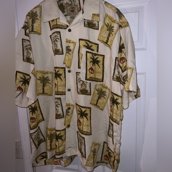 Joe Marlin rayon/polyester short sleeve button up size 3XL - Picture 7 of 8